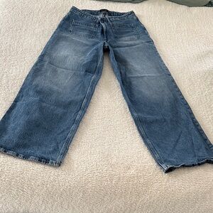 Classic Blue Wide Leg Jeans